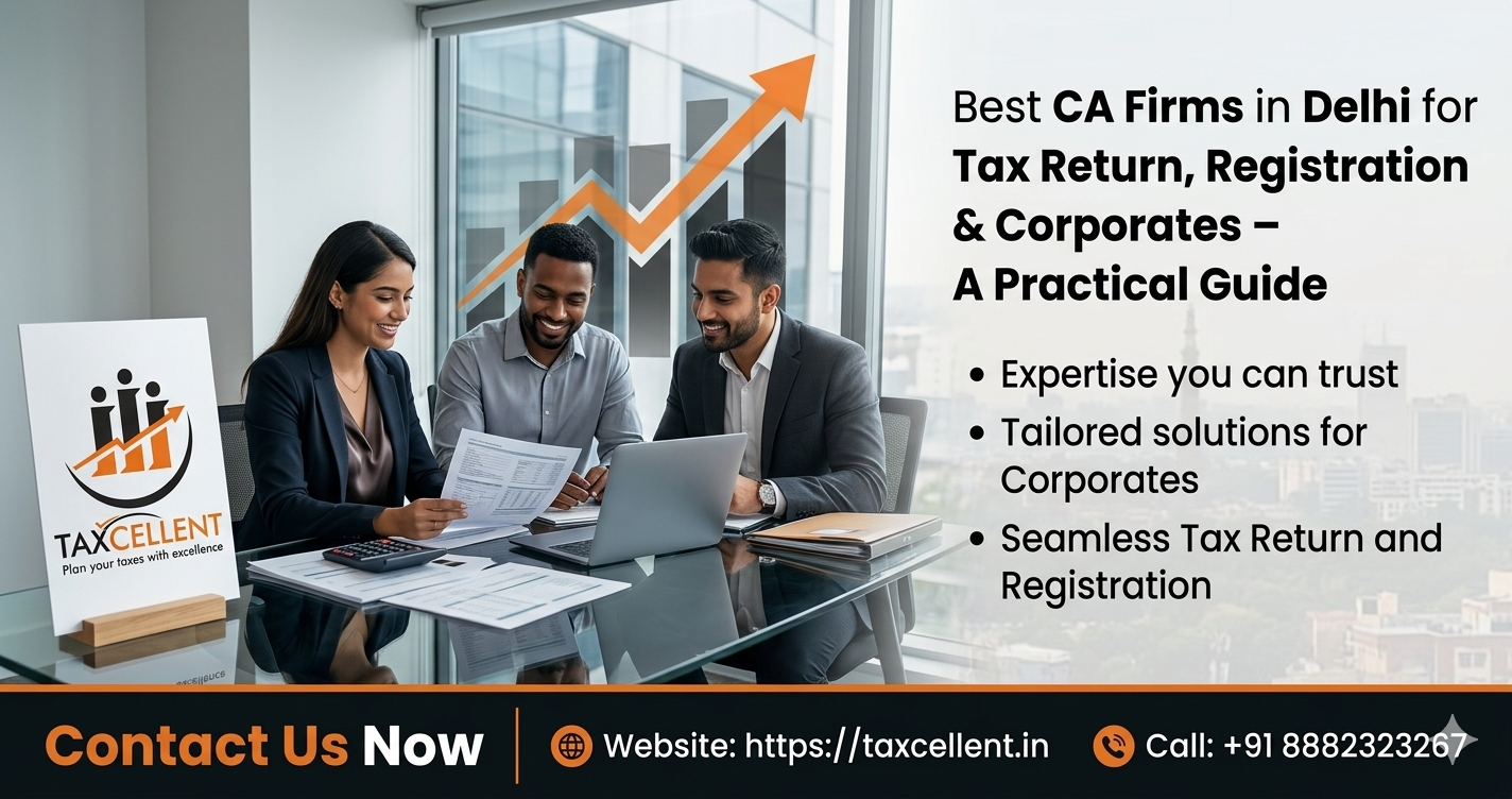 Best CA Firm in Delhi for Tax Return, Registration & Corporates – A Practical Guide