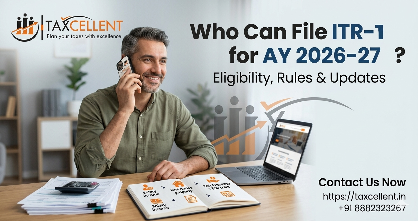 Who Can File ITR-1 for AY 2026-27? Eligibility, Rules & Updates
