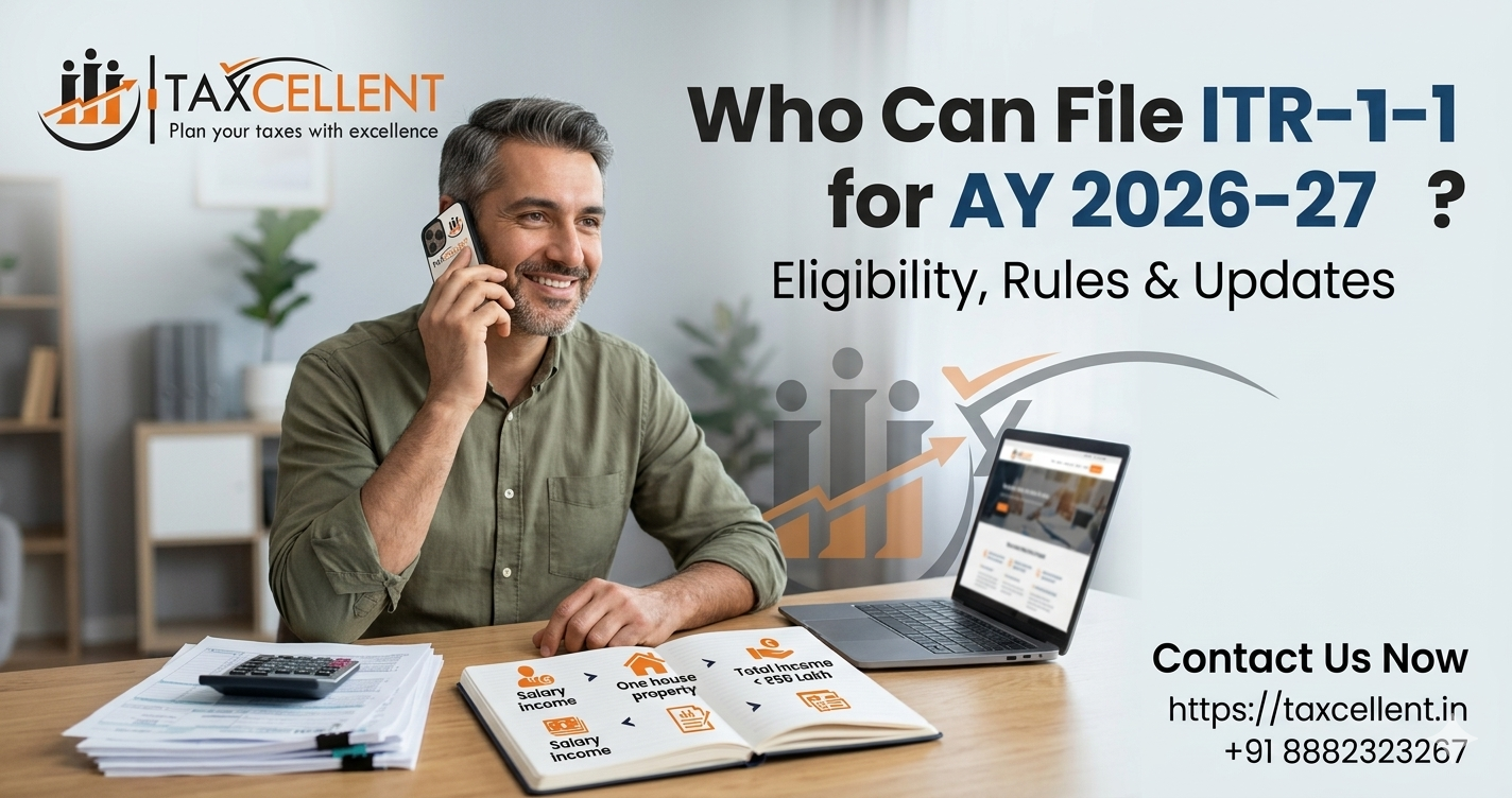 Who Can File ITR-1 for AY 2026-27? Eligibility, Rules & Updates