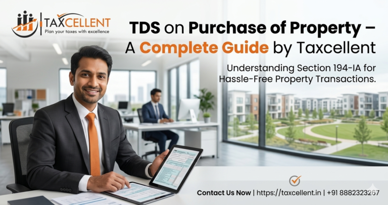 TDS on Purchase of Property – A Complete Guide by Taxcellent