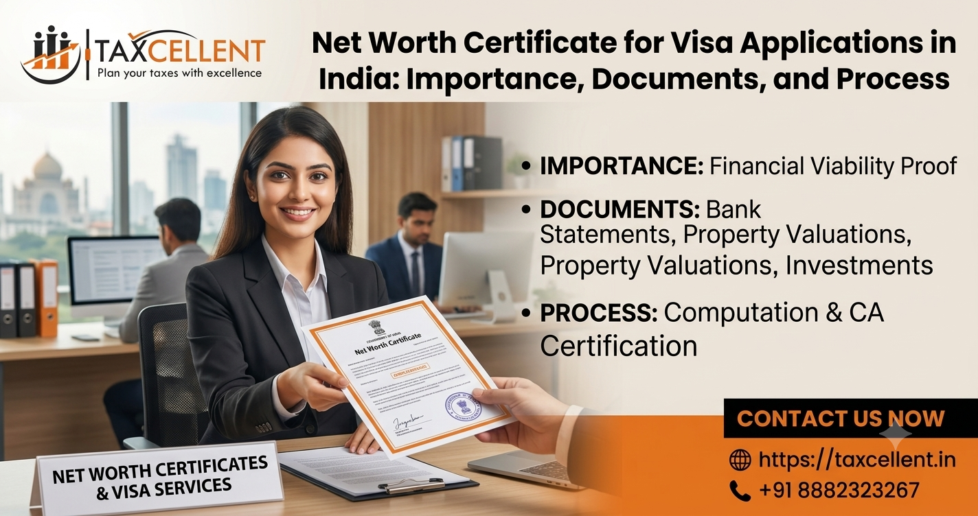 Net Worth Certificate for Visa Applications in India: Importance, Documents, and Process