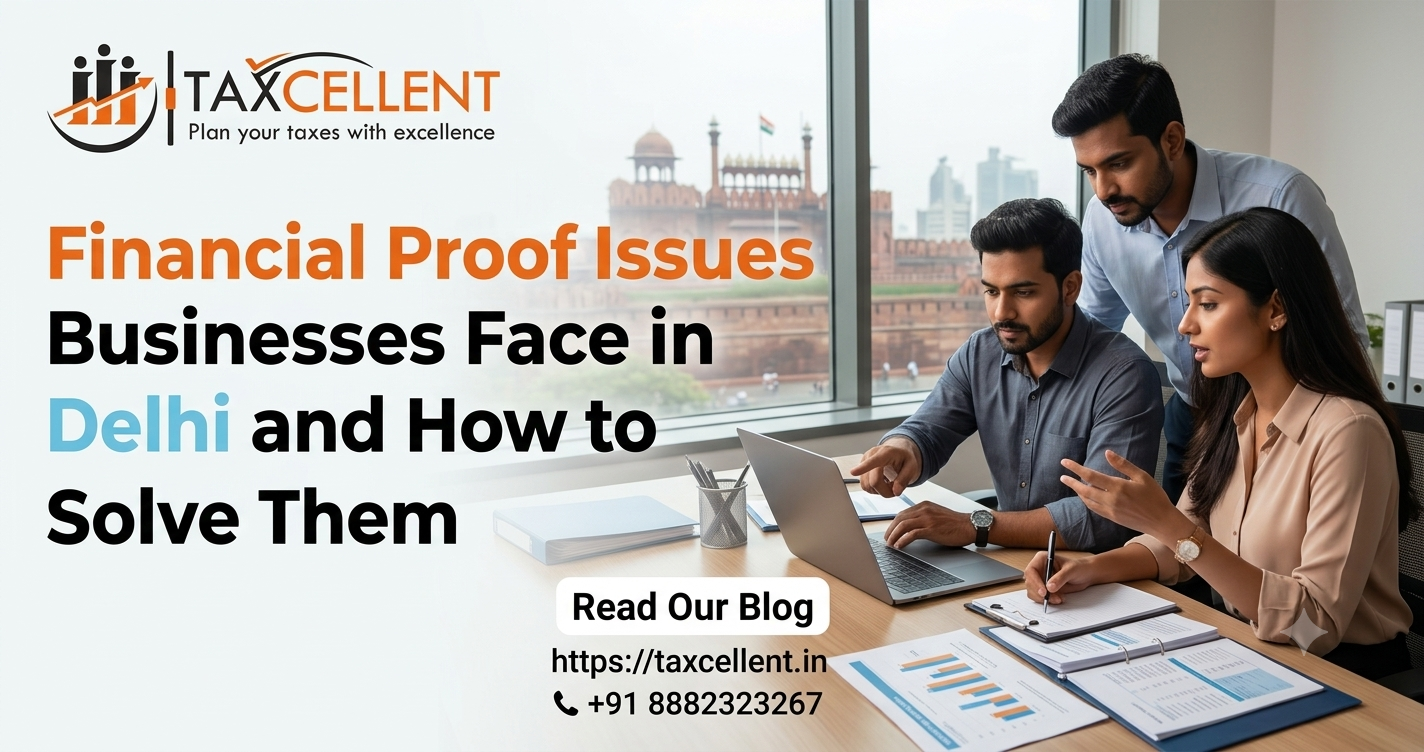 Financial Proof Issues Businesses Face in Delhi and How to Solve Them