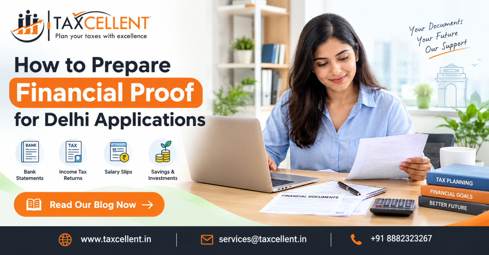 How to Prepare Financial Proof for Delhi Applications