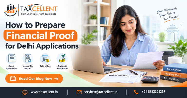 How to Prepare Financial Proof for Delhi Applications