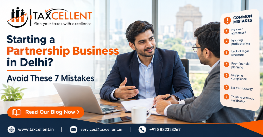 Starting a Partnership Business in Delhi? Avoid These 7 Mistakes
